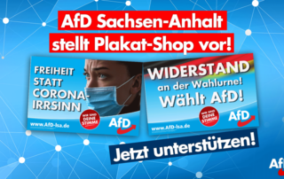 AfD Sachsen-Anhalt Plakatspende.