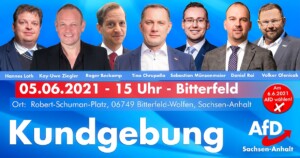 Wahlkampf-Abschluß mit Tino Chrupalla in Bitterfeld