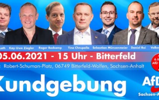 Wahlkampf-Abschluß mit Tino Chrupalla in Bitterfeld