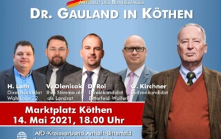 Wahlkampfhöhepunkt in Köthen