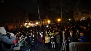 AfD-Kundgebung in Bitterfeld