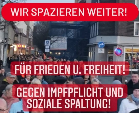 Spaziergang Bitterfeld - Für Frieden und Freiheit!