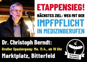 Bitterfelder Spaziergang für Frieden und Freiheit