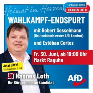 Wahlkampf-Endspurt Hannes Loth