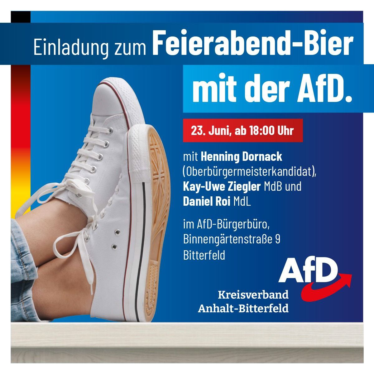 Feierabendbier bei der AfD