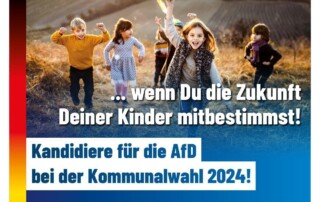 Werde unser Kandidat zur Kommunalwahl 2024!