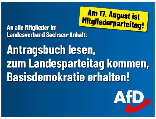 Angriff auf die Grundwerte der AfD