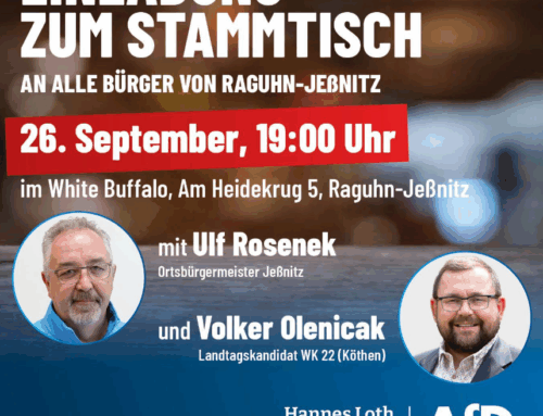 Veranstaltungshinweis für Raguhn-Jessnitz